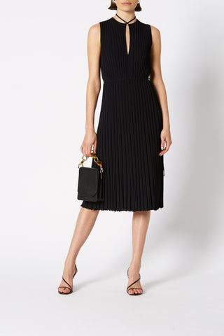 PLEATED RIB DRESS 16
