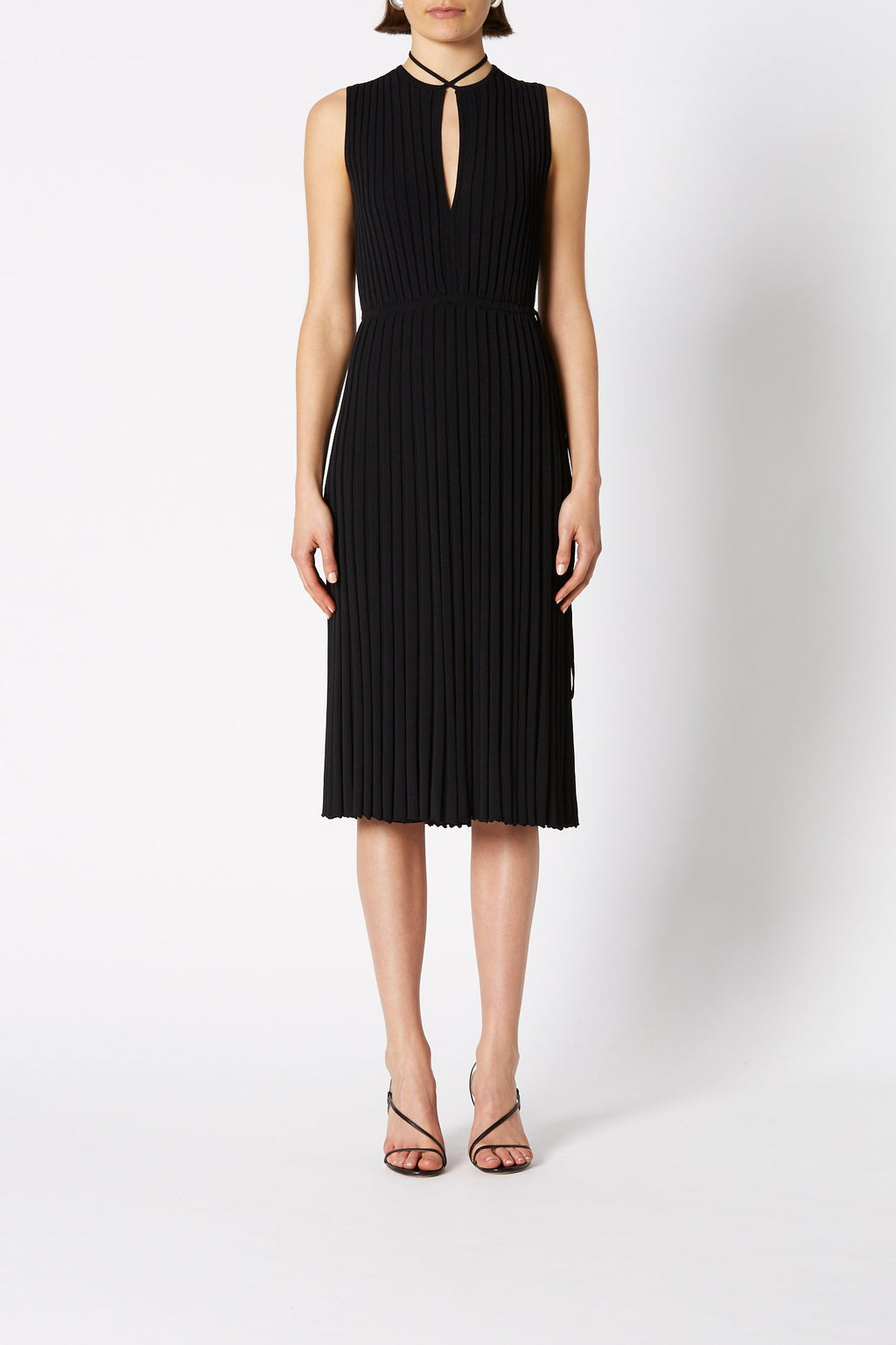 PLEATED RIB DRESS 16