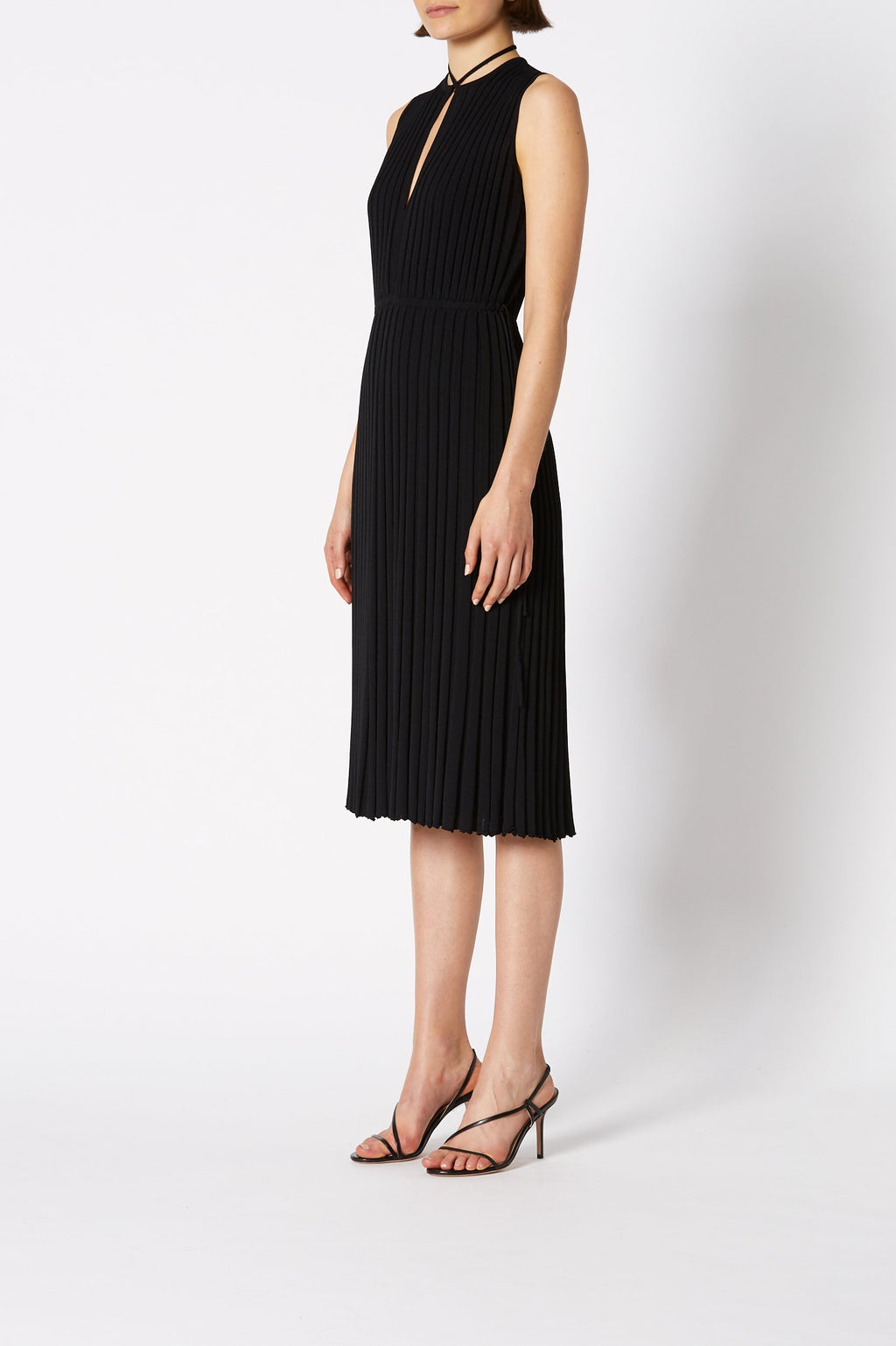 PLEATED RIB DRESS 16