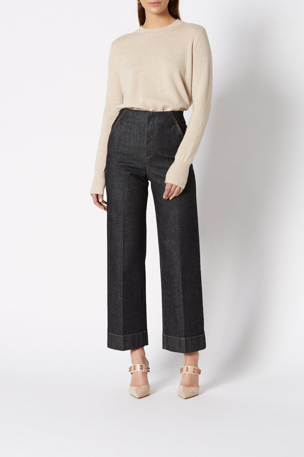 CASHMERE CREW NECK SWEATER 12