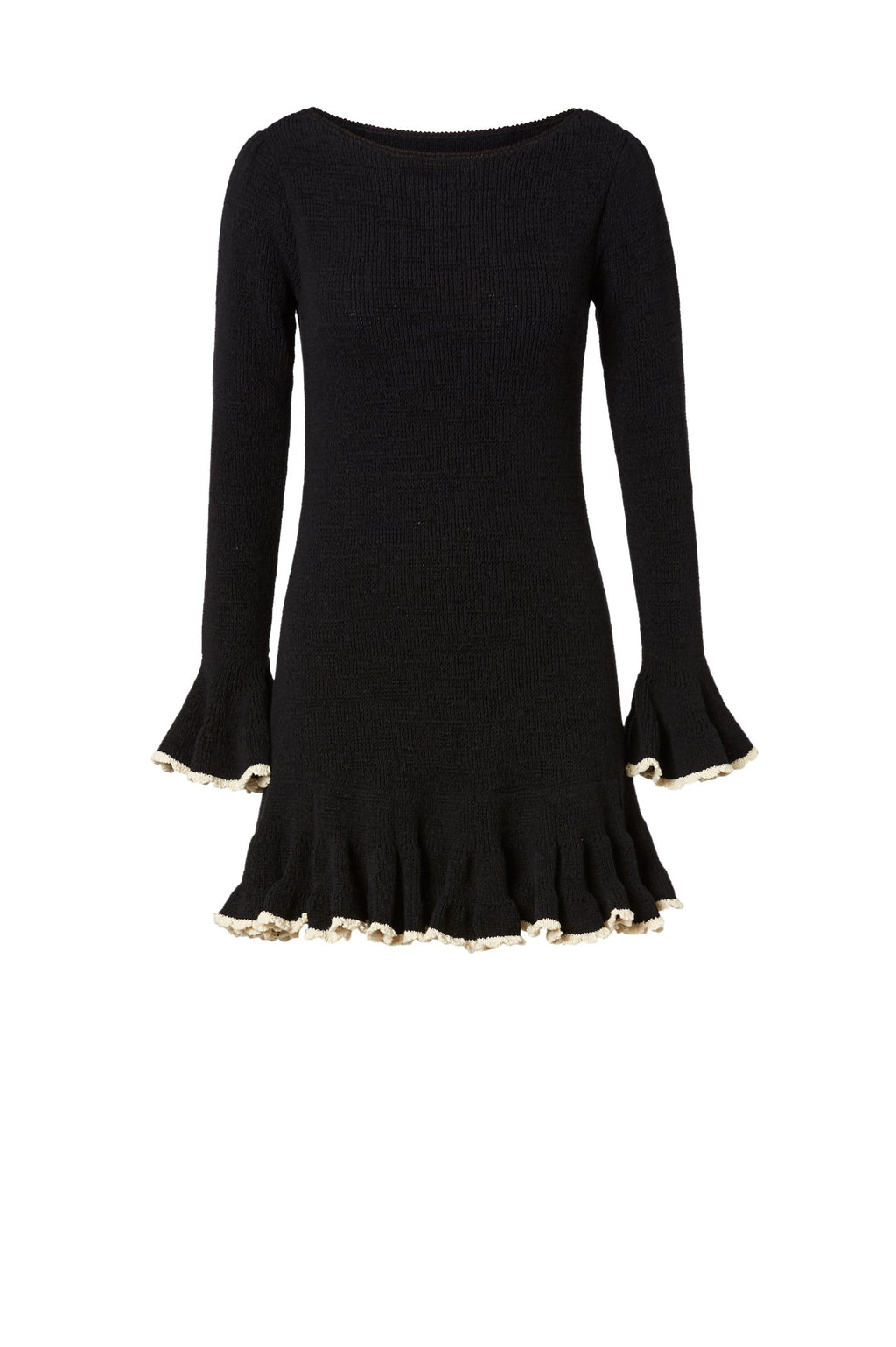 COTTON RUFFLE TRIM DRESS 5
