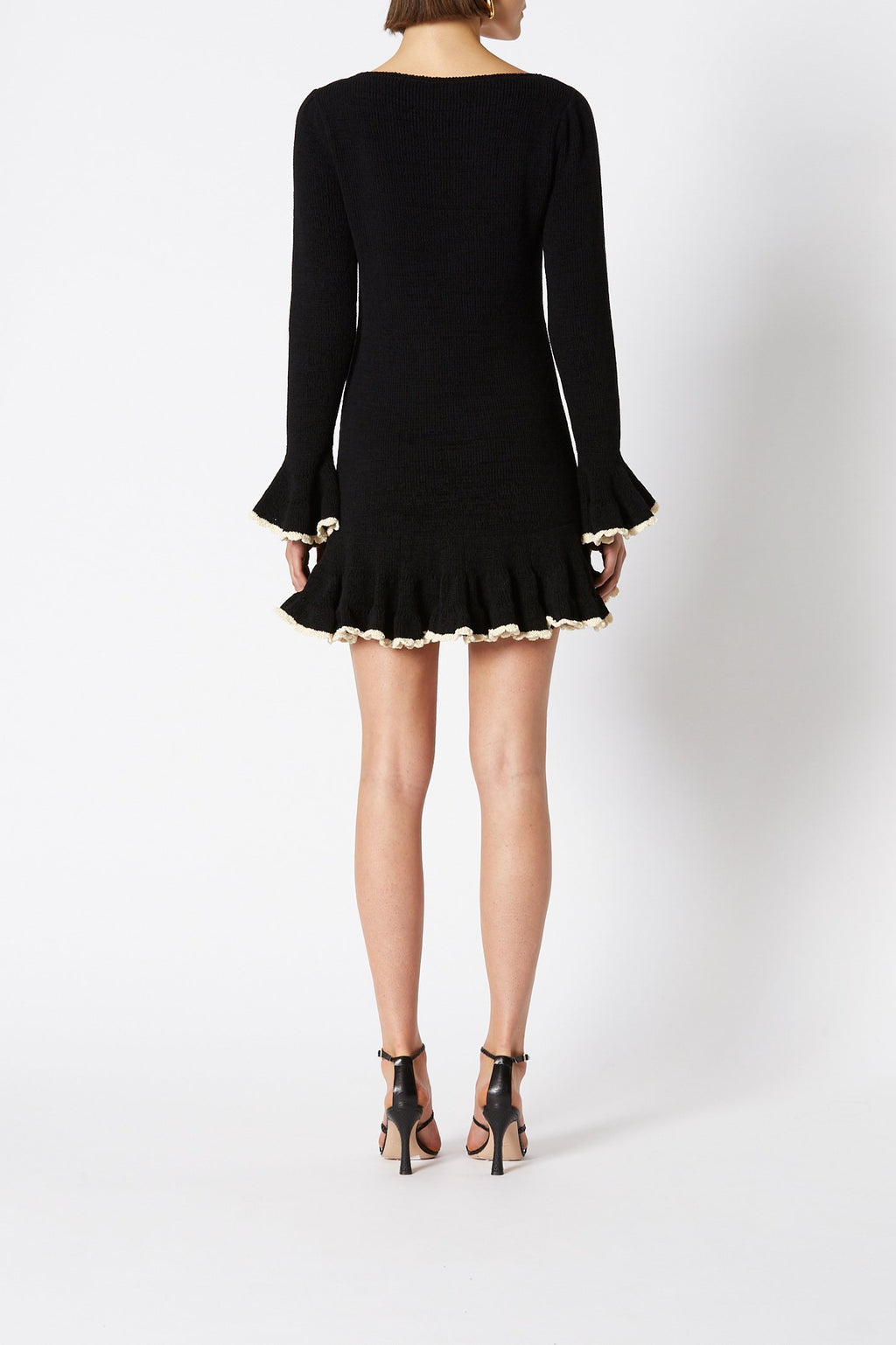 COTTON RUFFLE TRIM DRESS 5
