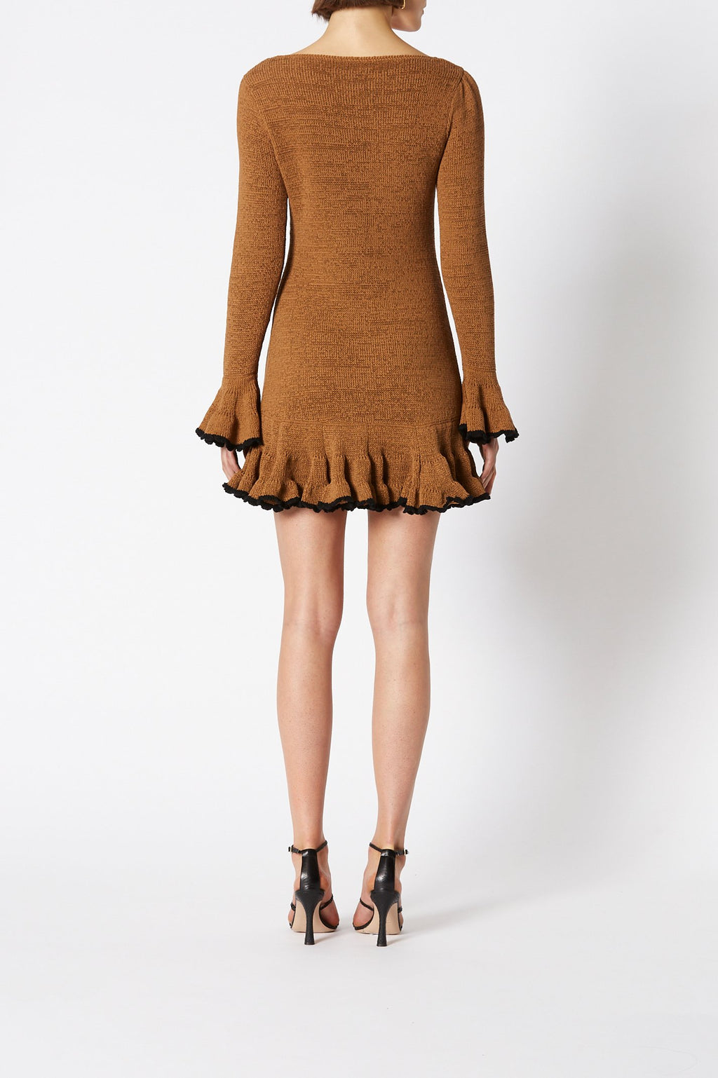 COTTON RUFFLE TRIM DRESS 5