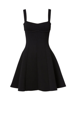 CREPE KNIT BRALETTE DRESS