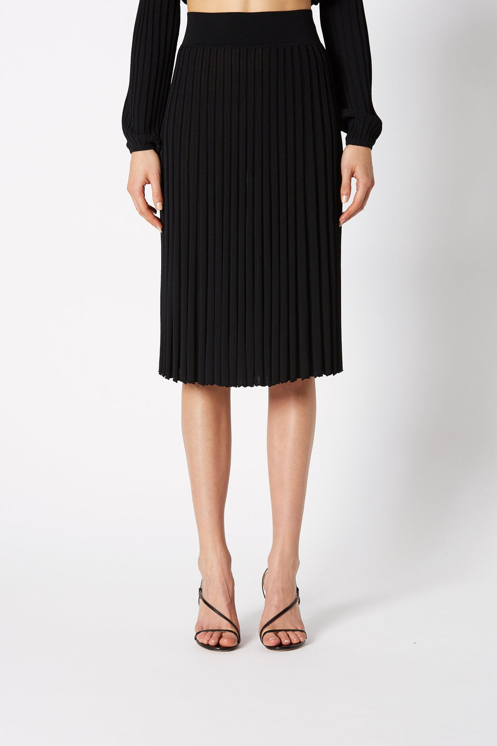 PLEATED RIB SKIRT 16