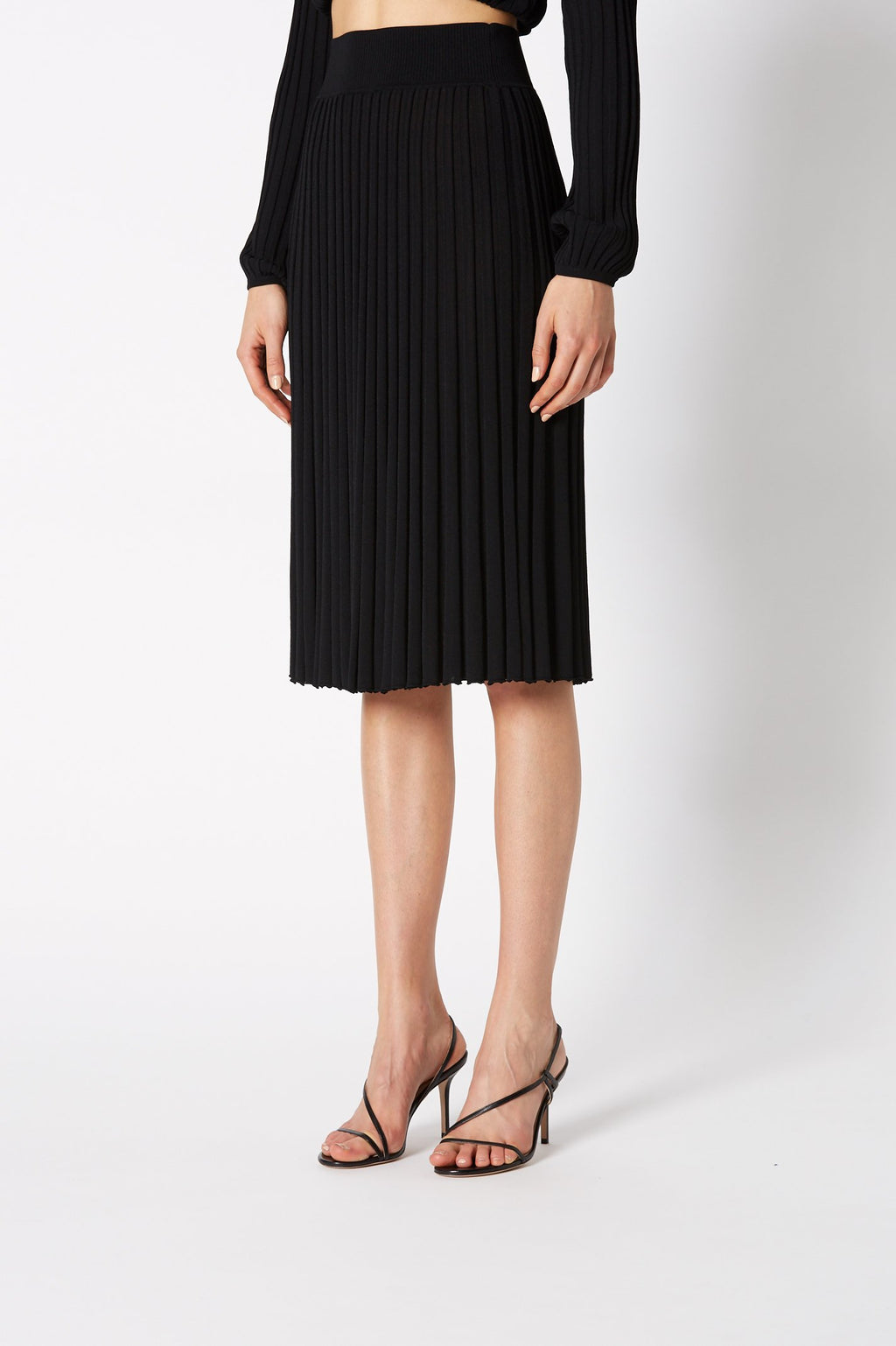 PLEATED RIB SKIRT 16