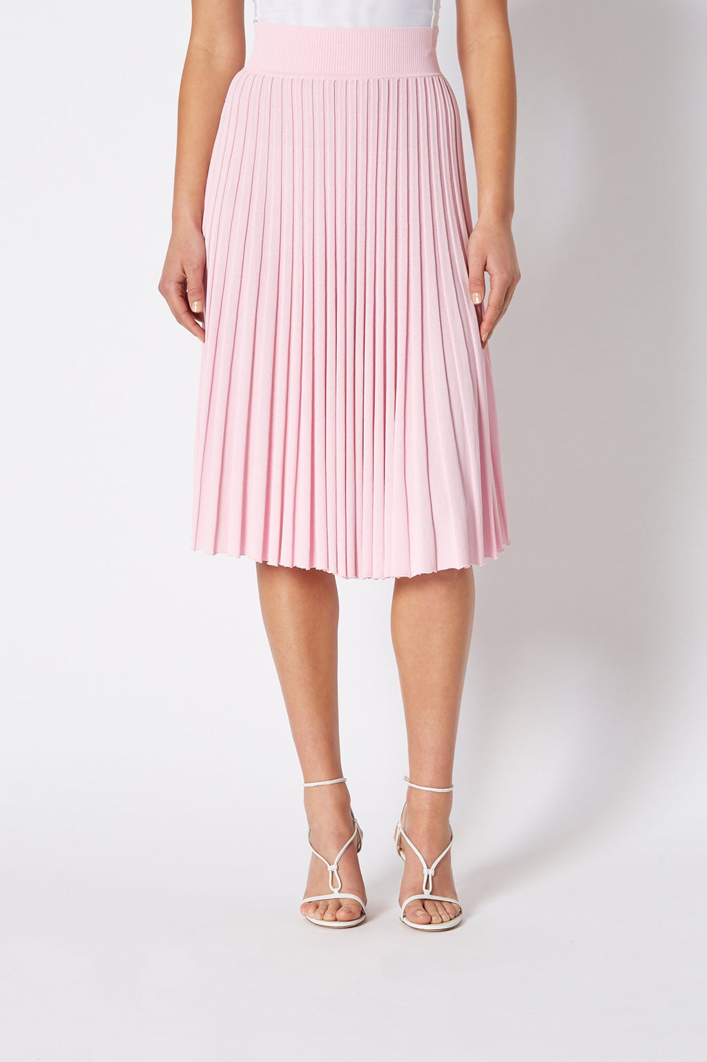 PLEATED RIB SKIRT 16