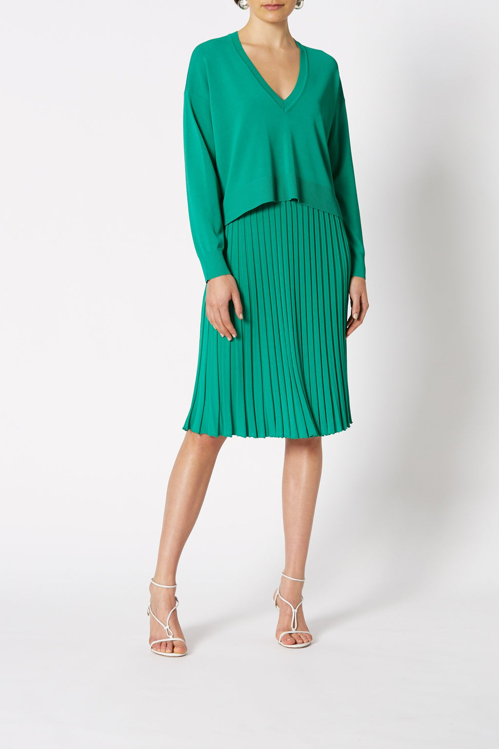 PLEATED RIB SKIRT 16