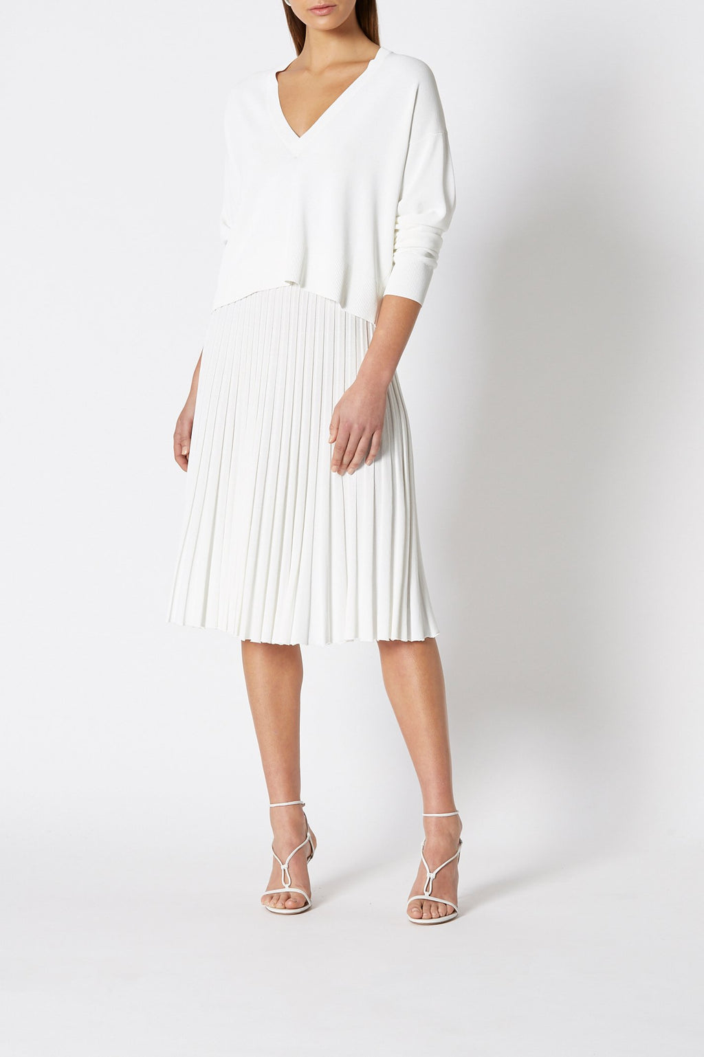 PLEATED RIB SKIRT 16