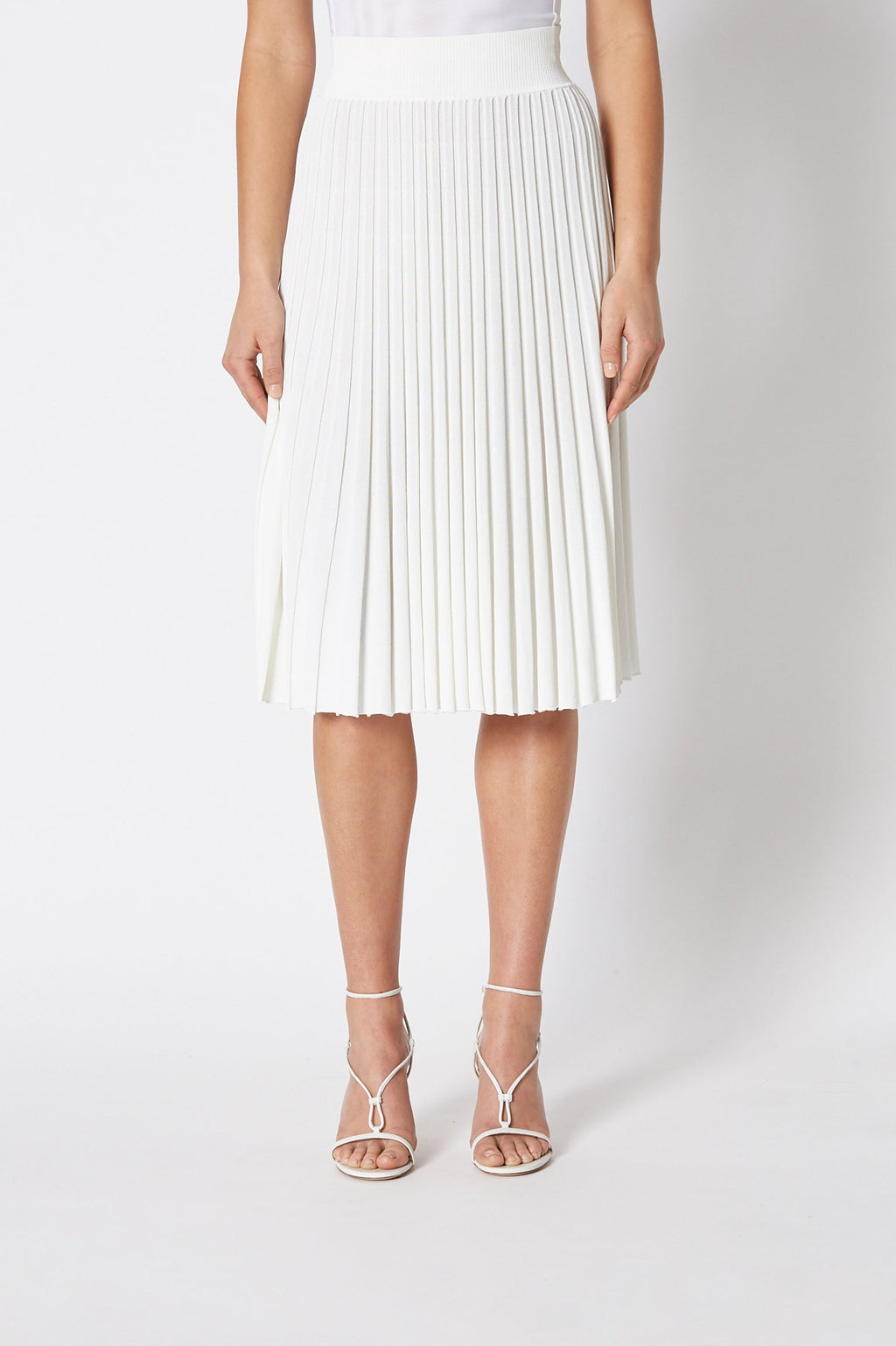 PLEATED RIB SKIRT 16