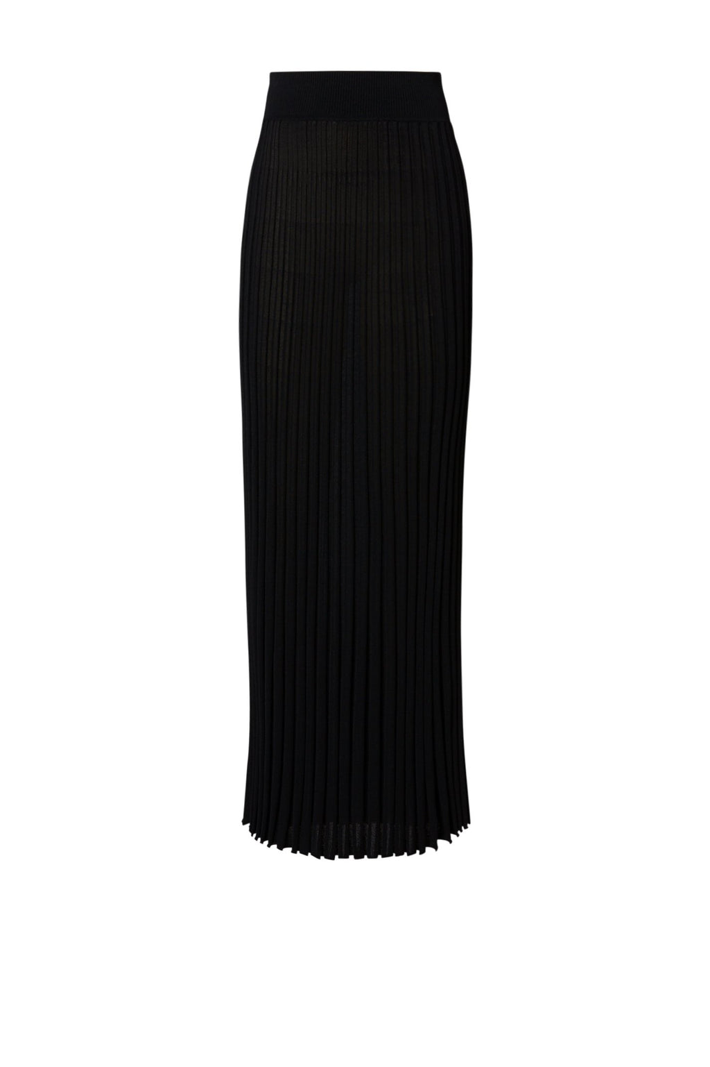PLEATED RIB LONG SKIRT 16