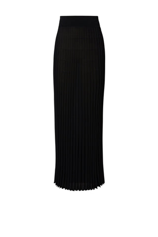 PLEATED RIB LONG SKIRT 16