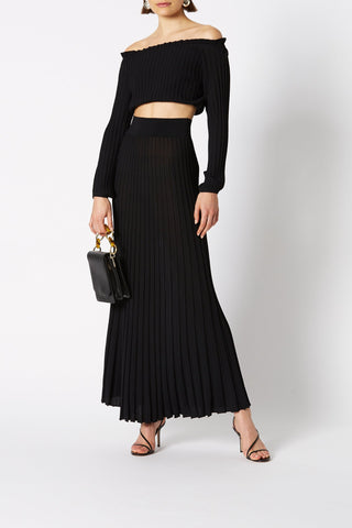 PLEATED RIB CROP TOP 16