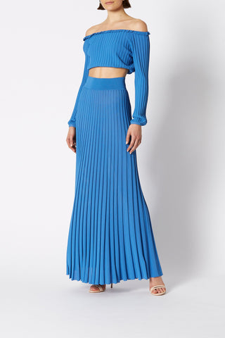 PLEATED RIB CROP TOP 16
