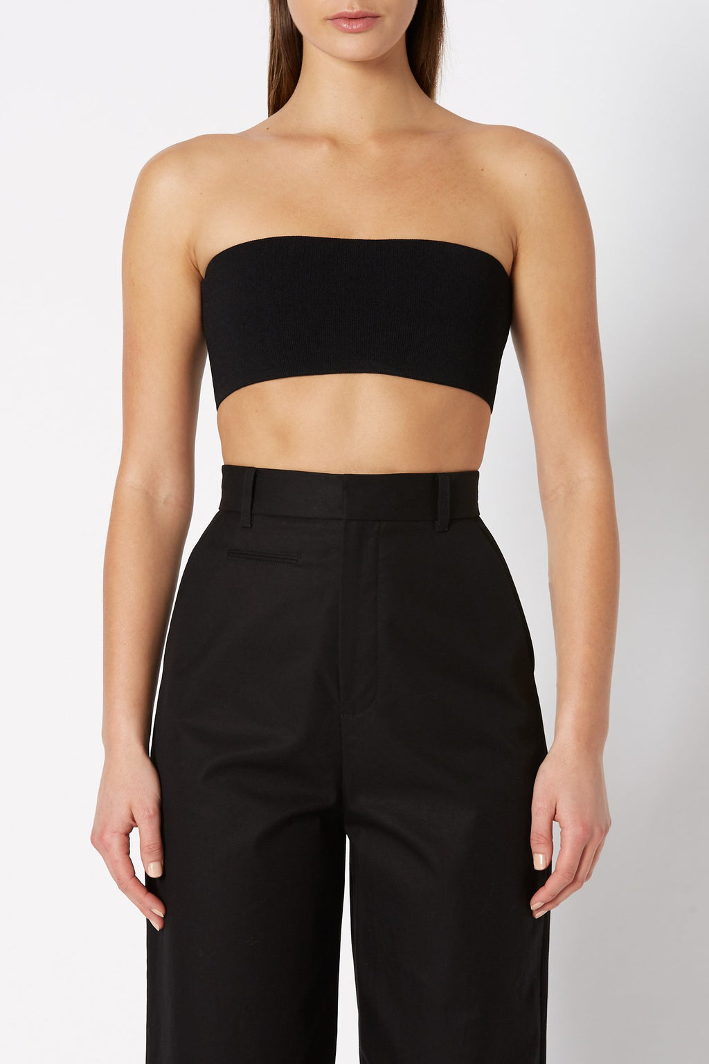 CREPE KNIT BANDEAU