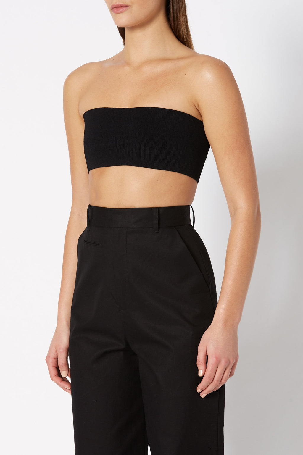CREPE KNIT BANDEAU