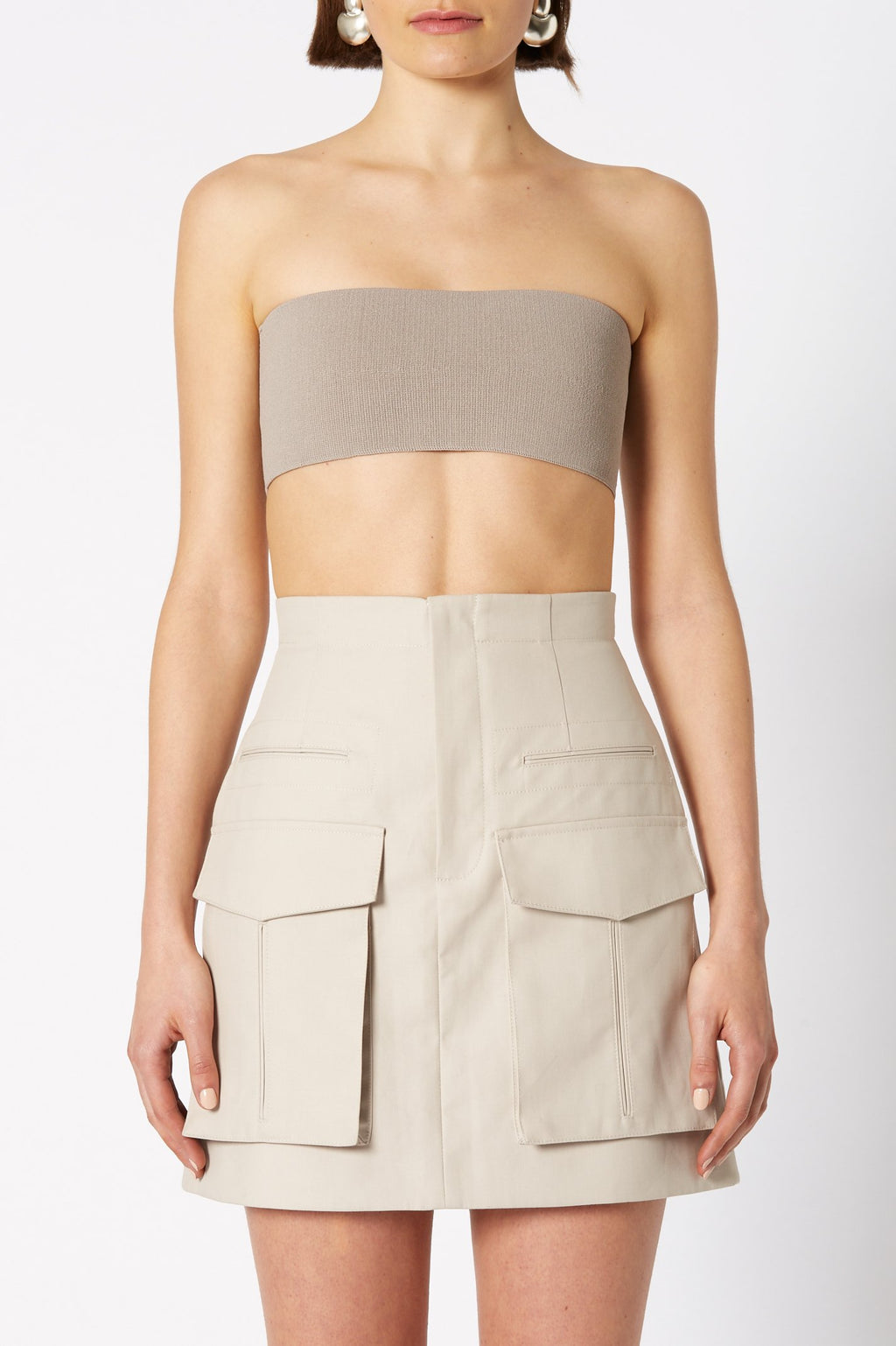 CREPE KNIT BANDEAU