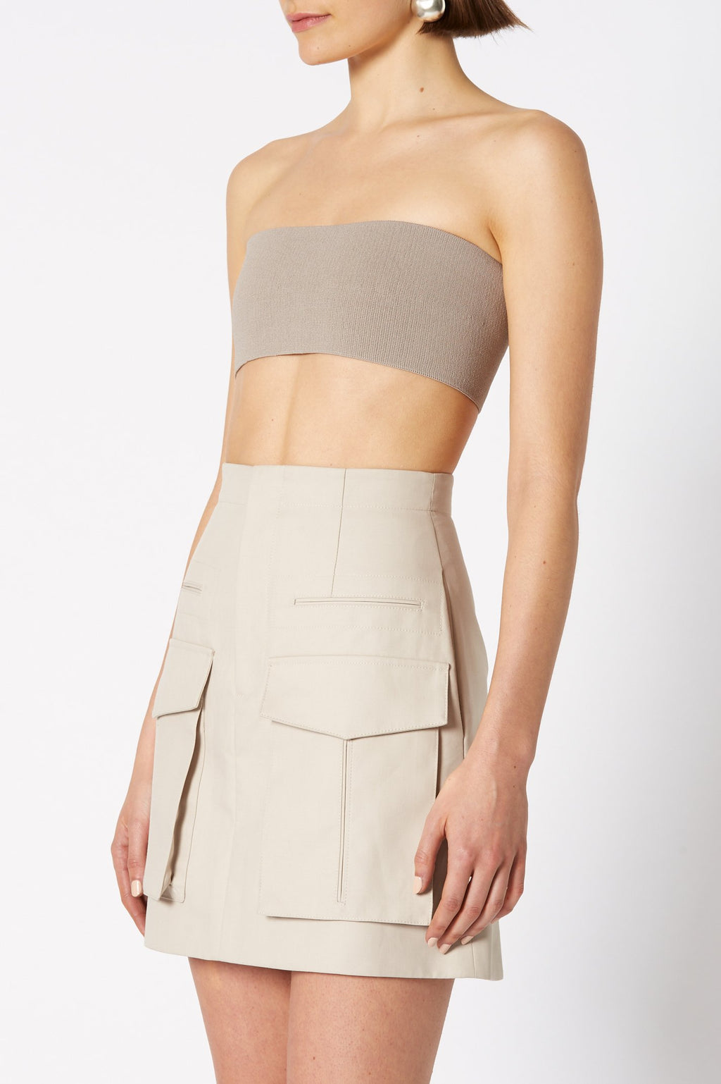 CREPE KNIT BANDEAU