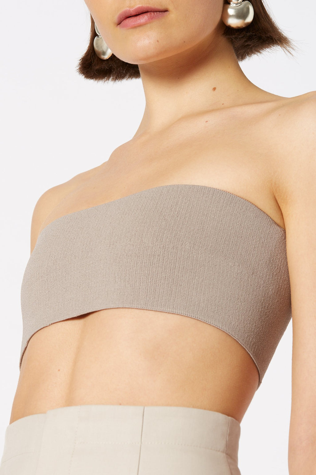 CREPE KNIT BANDEAU