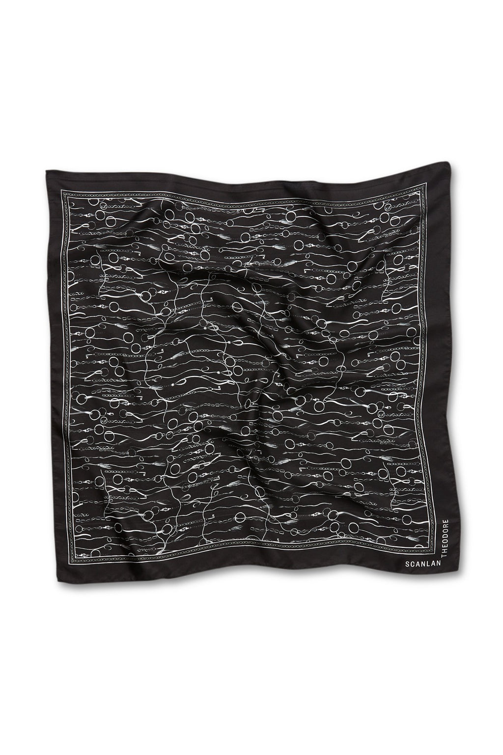 SILK CHAIN SCARF