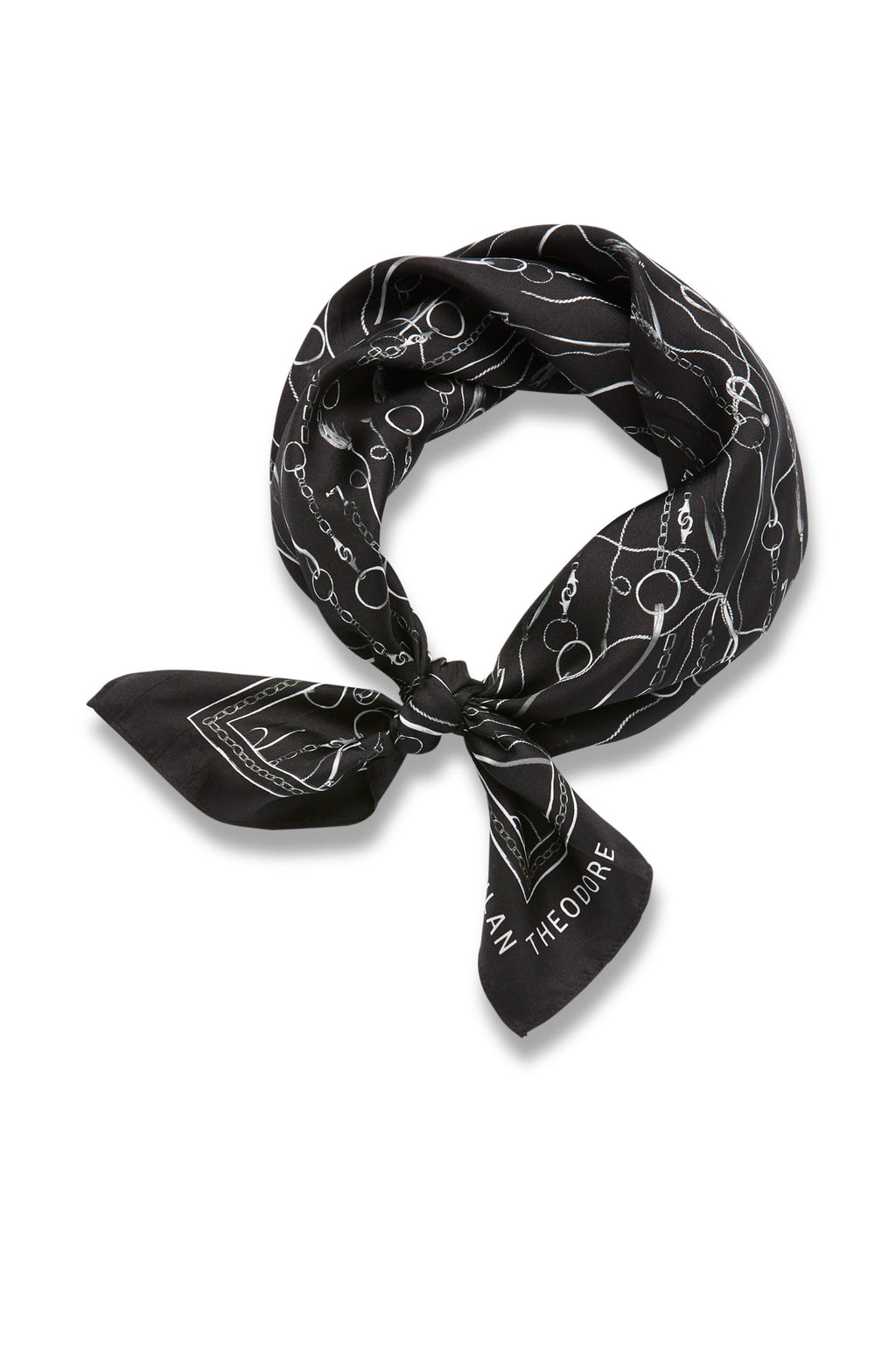 SILK CHAIN SCARF