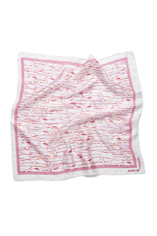 SILK CHAIN SCARF