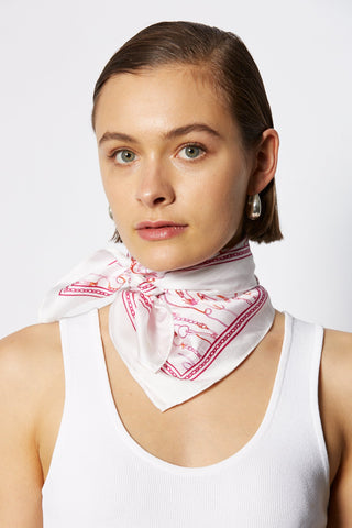 SILK CHAIN SCARF