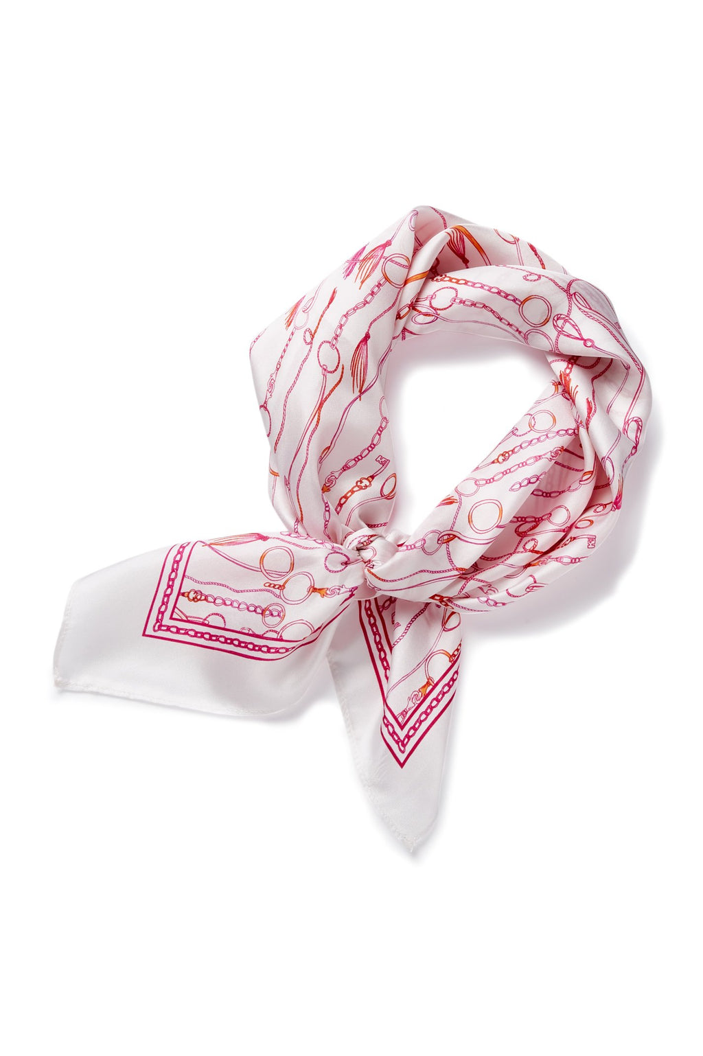 SILK CHAIN SCARF