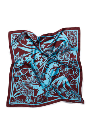 SILK TROPICAL SCARF