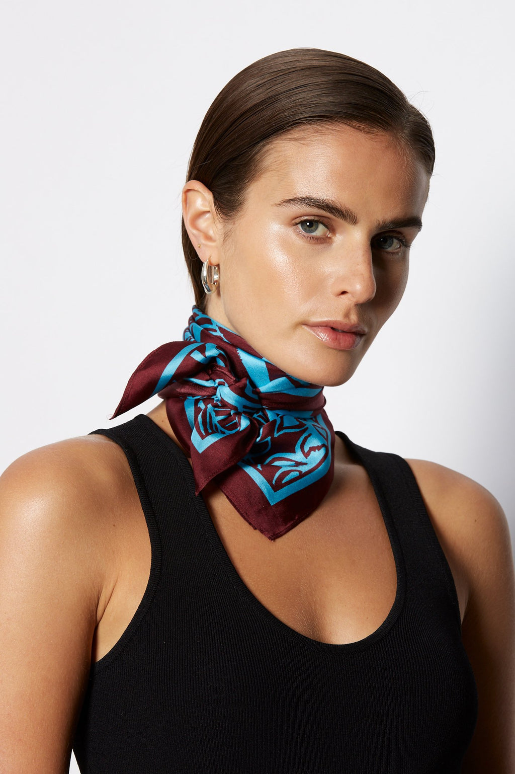 SILK TROPICAL SCARF
