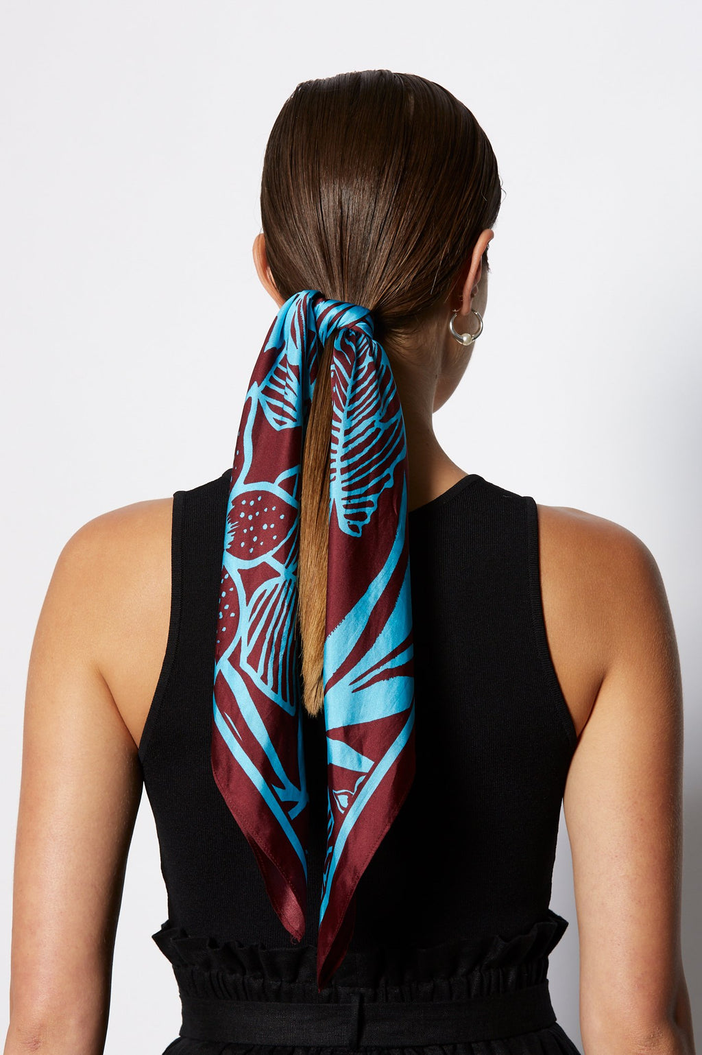 SILK TROPICAL SCARF