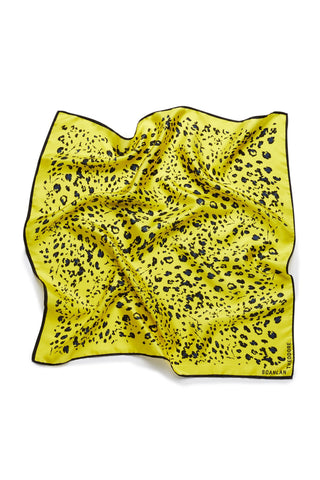 SILK LEOPARD SCARF