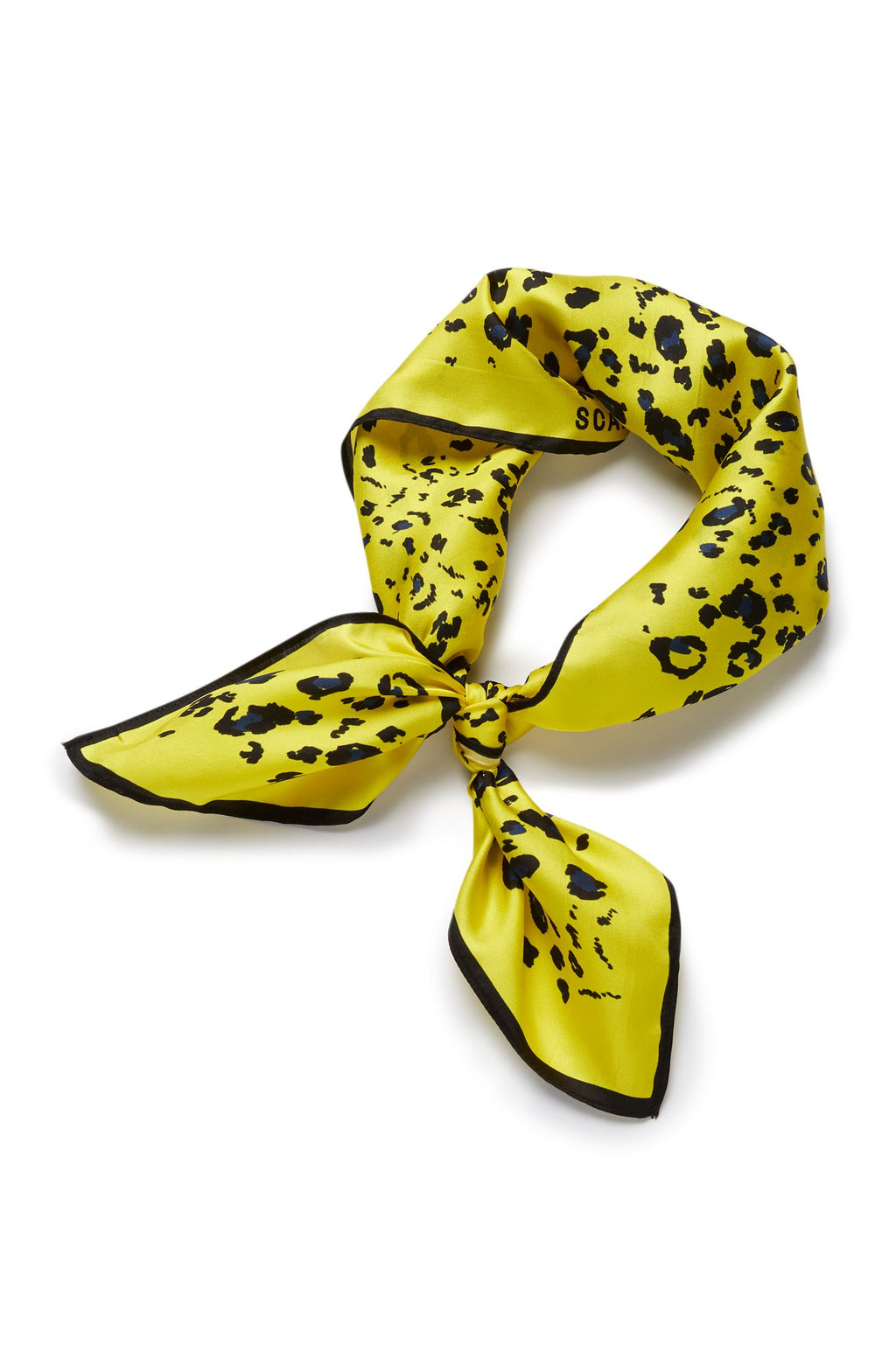 SILK LEOPARD SCARF