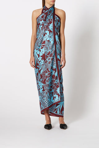 SILK TROPICAL SARONG