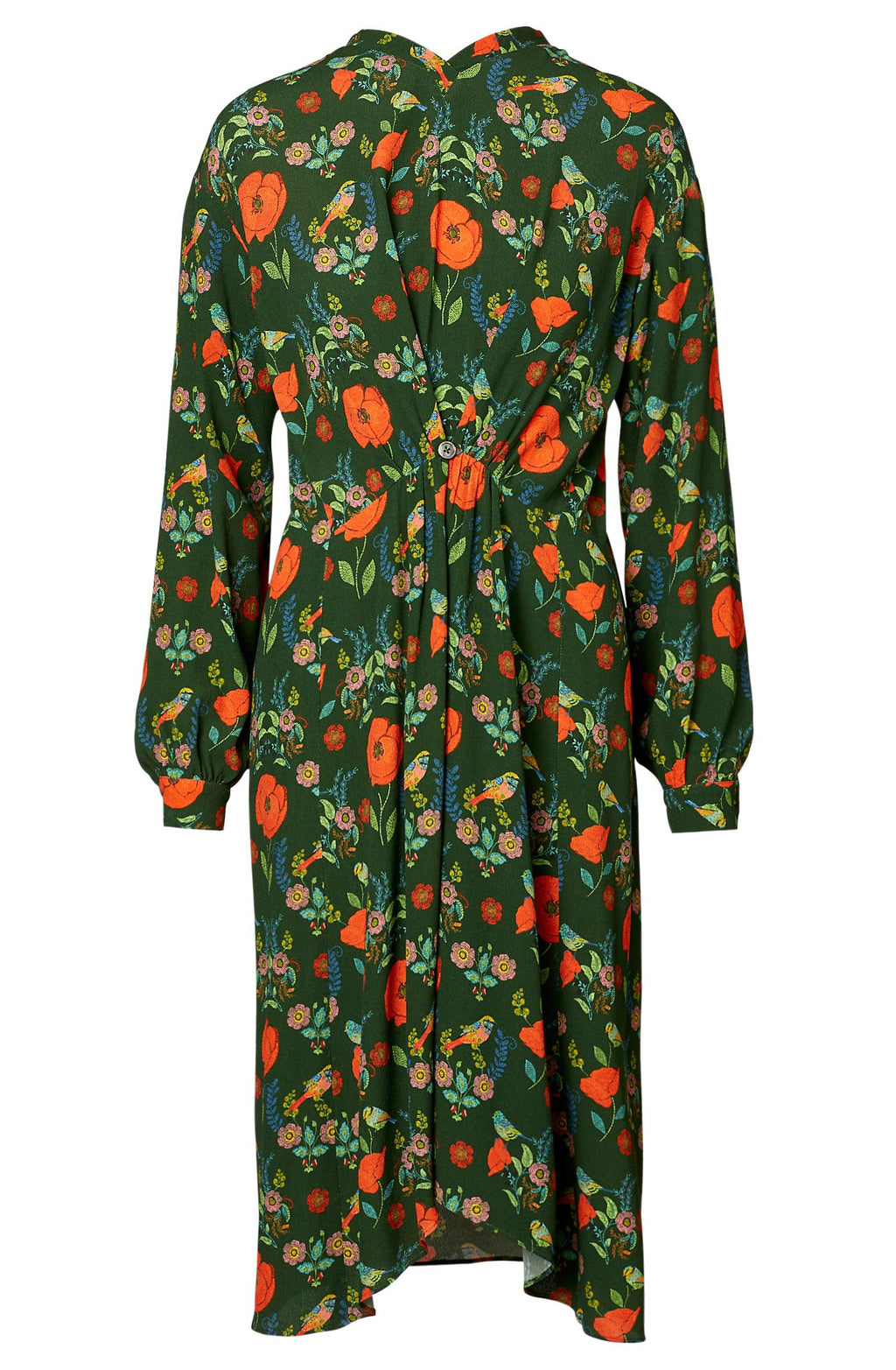 BIRD PRINT DRESS