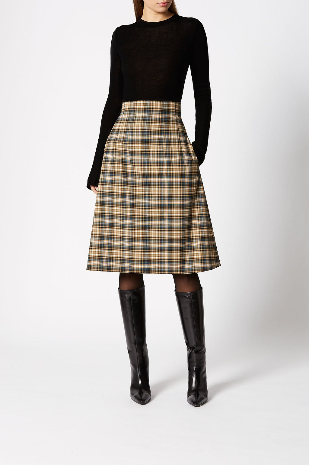 PLAID SKIRT