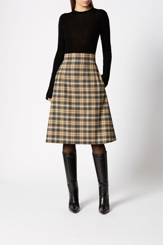 PLAID SKIRT