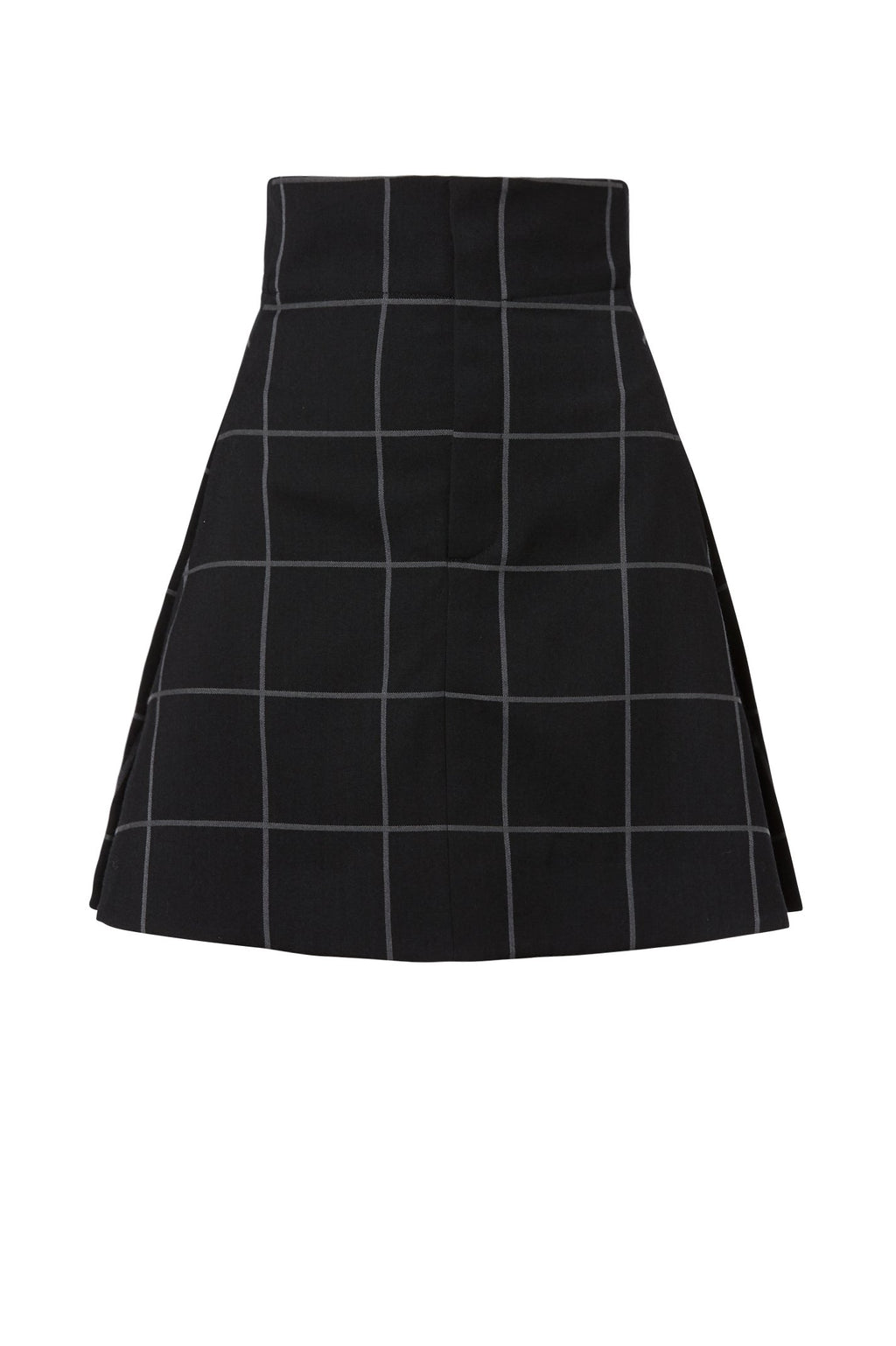 PLAID HIGH WAIST SKIRT