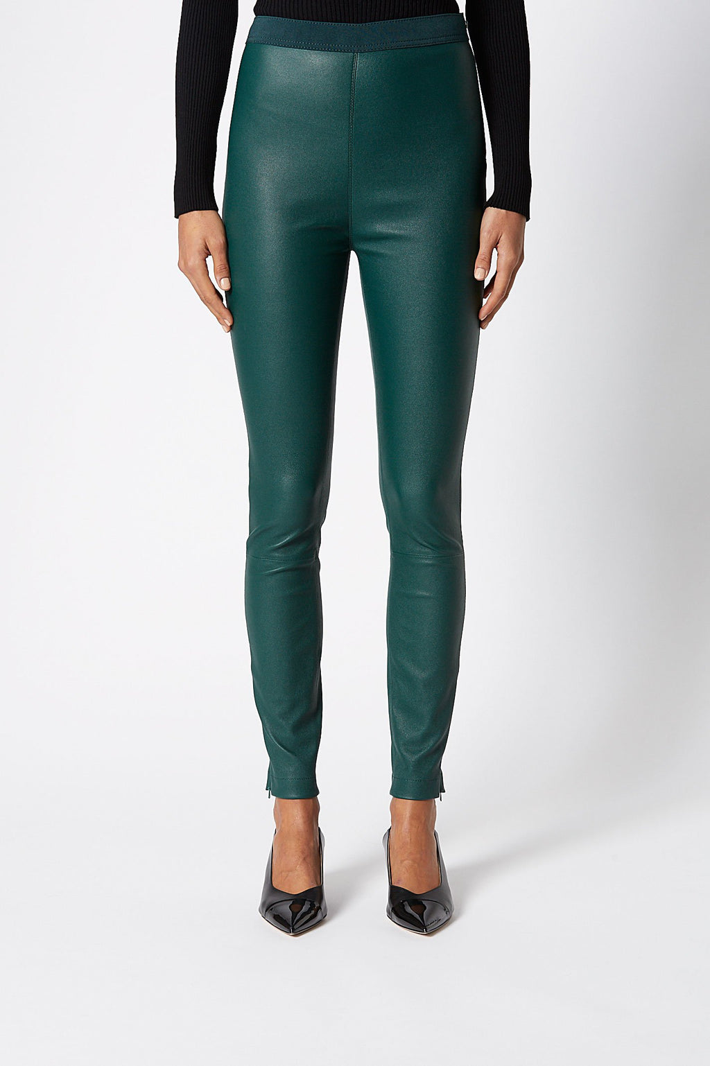 STRETCH LEATHER LEGGING