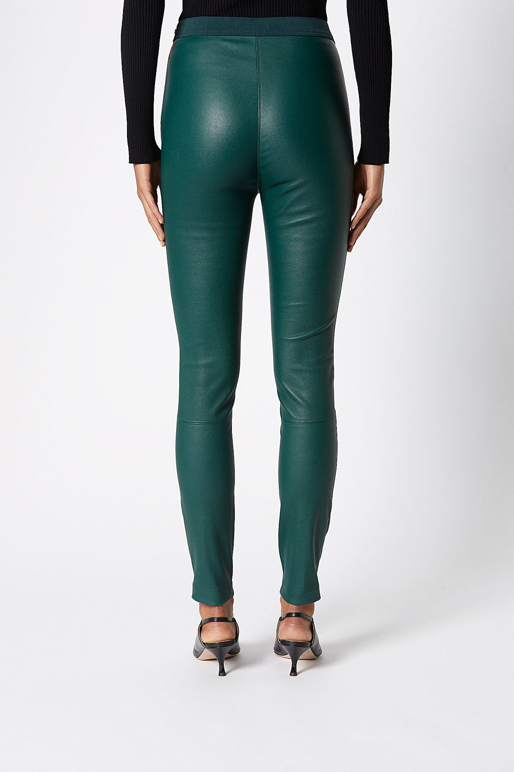 STRETCH LEATHER LEGGING
