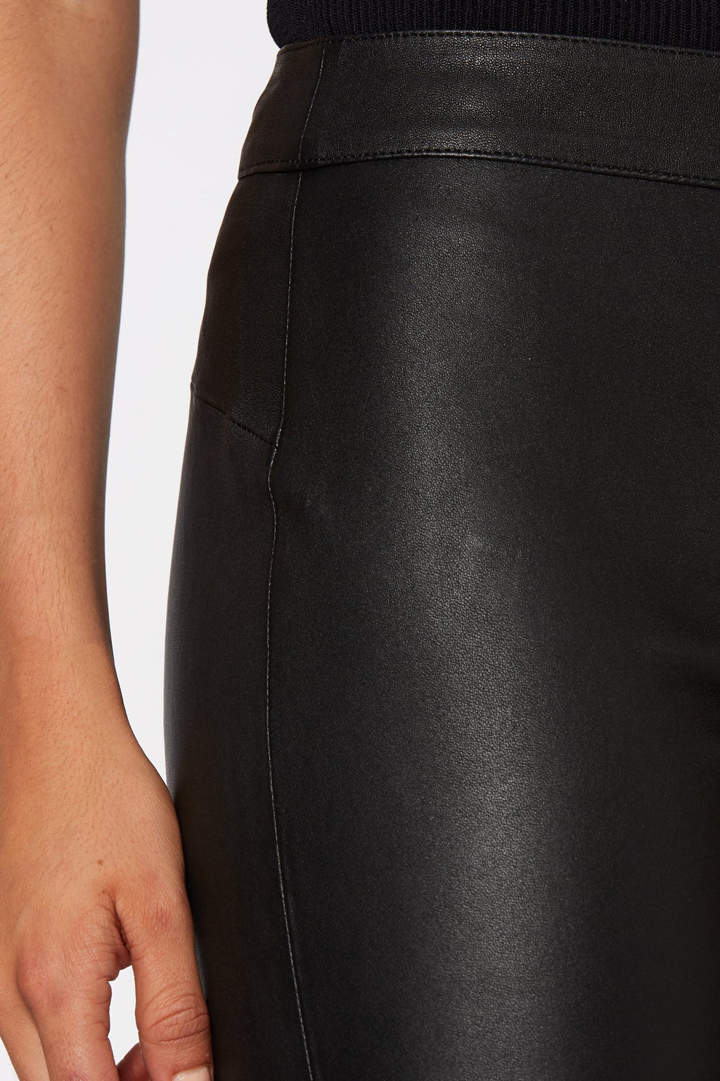 STR LEATHER TAILORED TROUSER