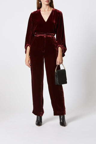 VELVET TROUSER