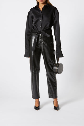 PATENT LEATHER TROUSER