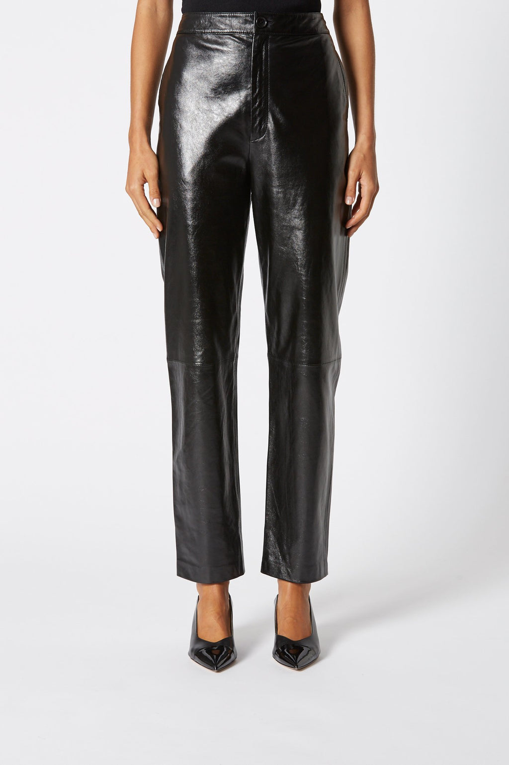 PATENT LEATHER TROUSER