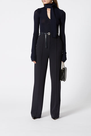 TWILL WOOL TROUSER