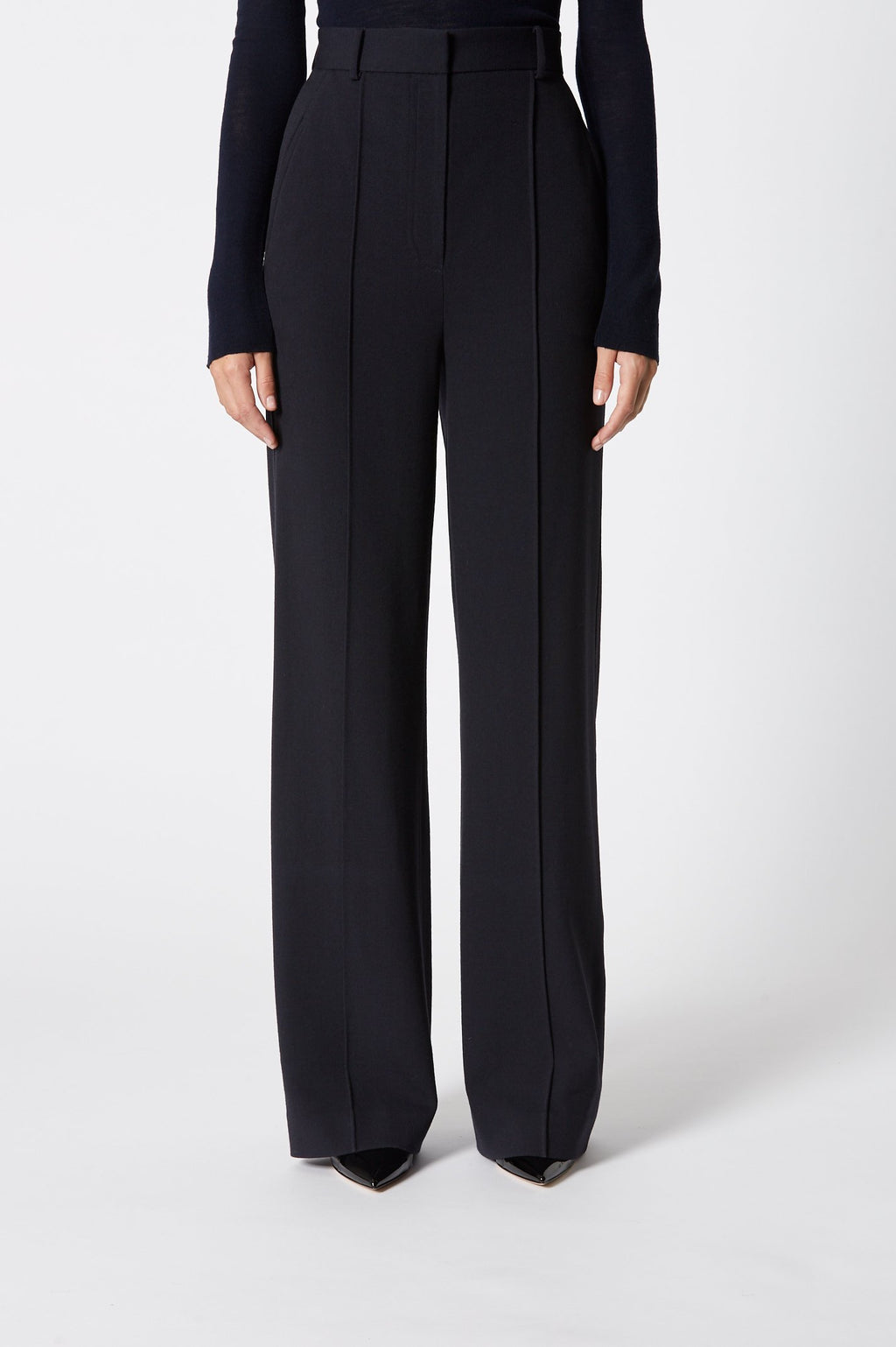 TWILL WOOL TROUSER