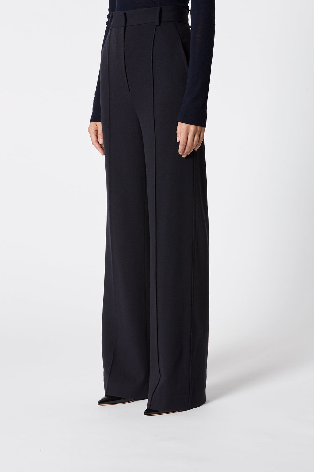 TWILL WOOL TROUSER