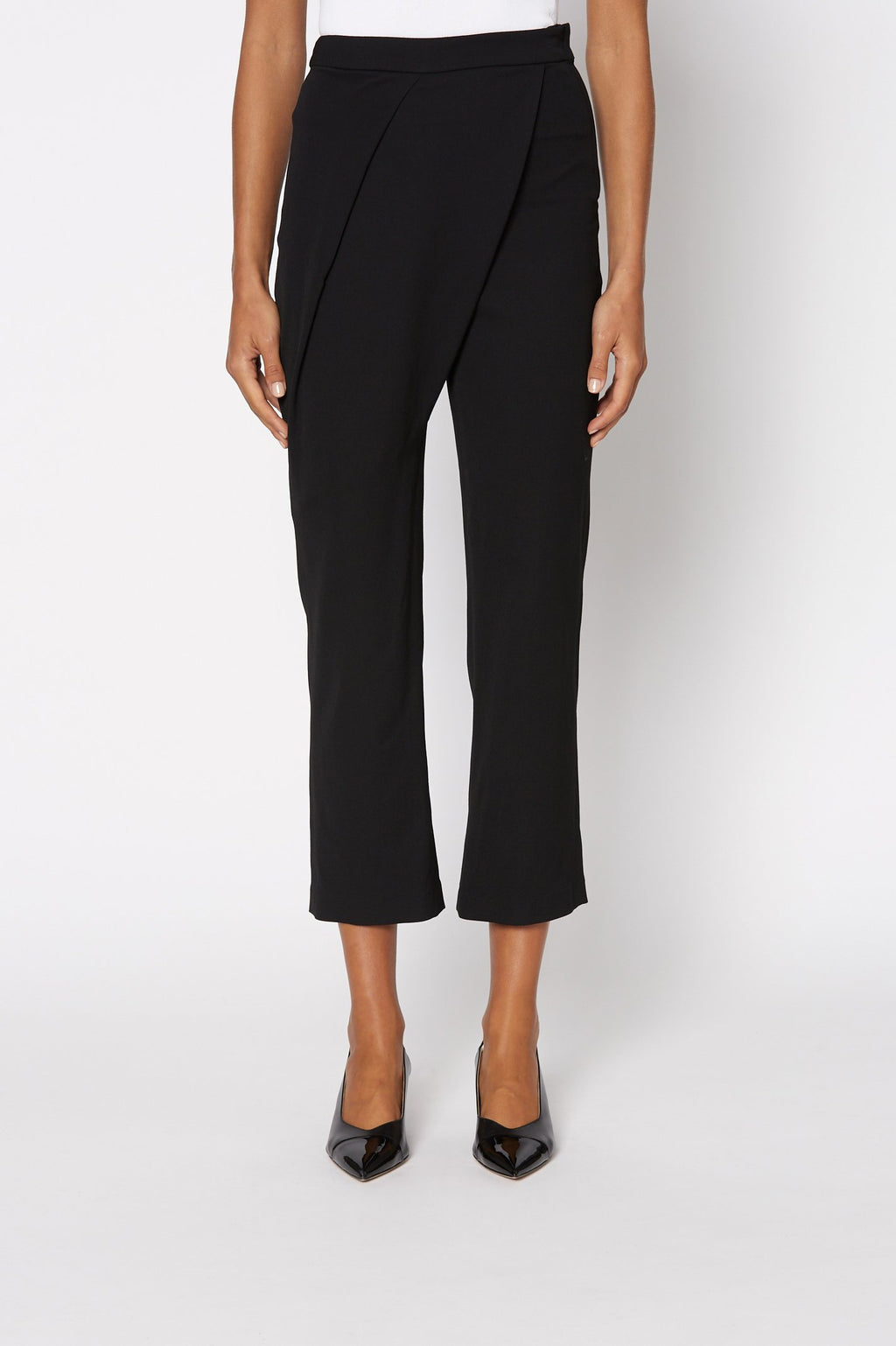 DRAPE FRONT TROUSER