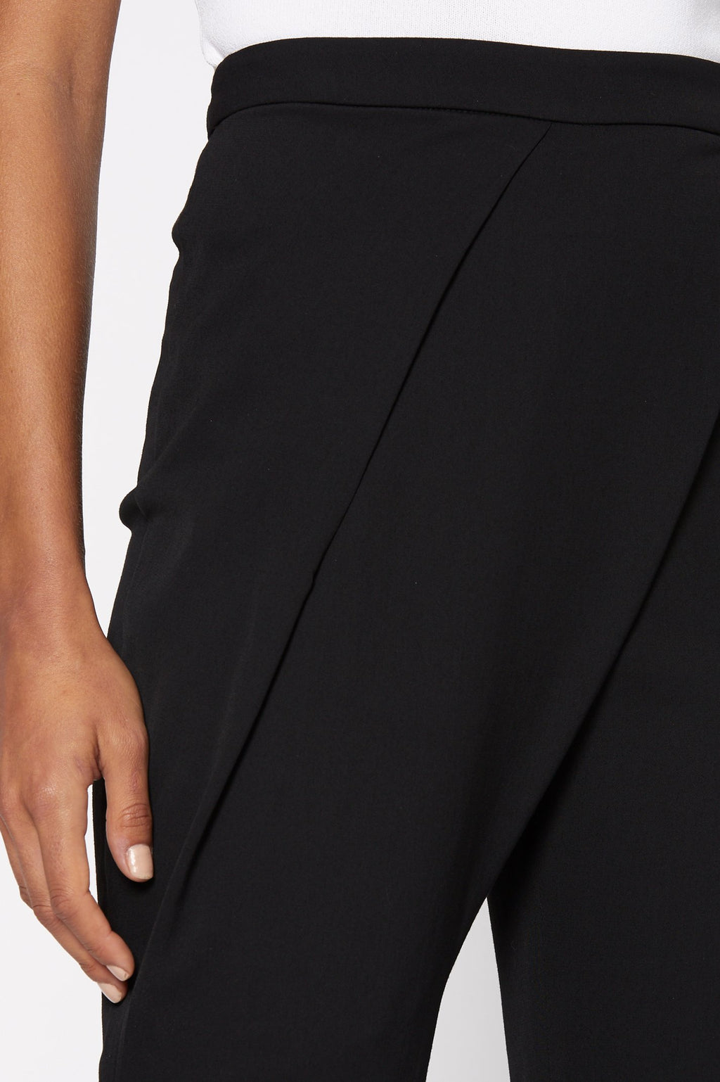 DRAPE FRONT TROUSER