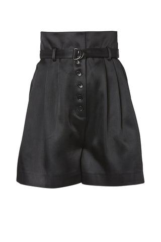 TECHNO SATIN PLEAT SHORT
